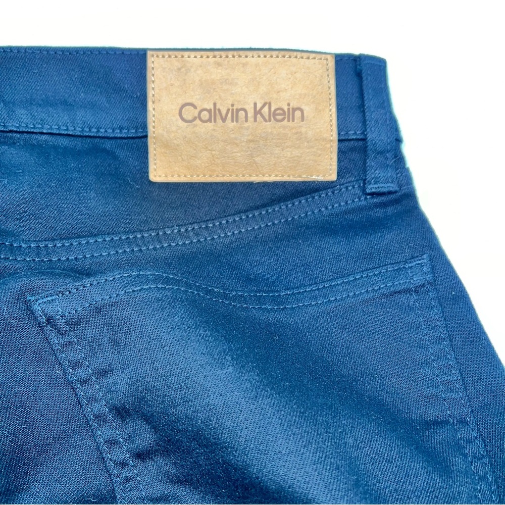 Calvin Klein Men's Black Slim Straight Fit Denim Jeans w/Stretch W28 X L30 - Picture 5 of 14